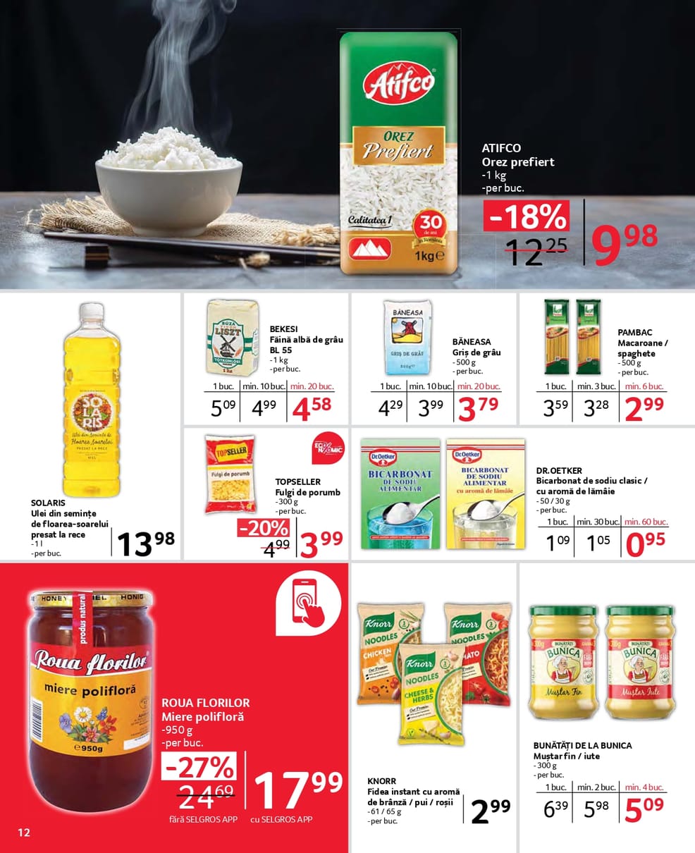 catalog Selgros alimentar